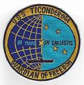 TICONDEROGA PATCH - Scan of my patch